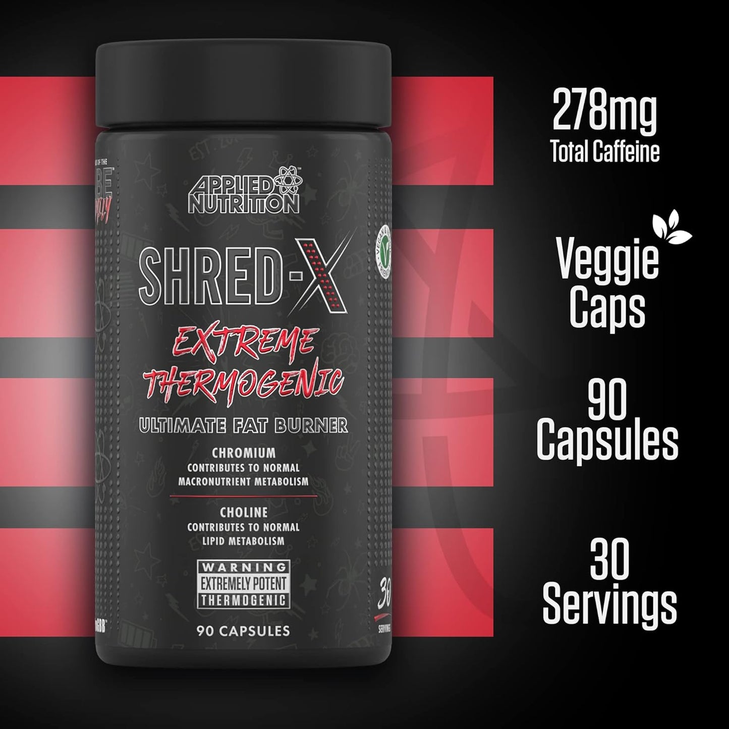 Applied Nutrition - Shred-X - Thermo Weight Management Fat Burner