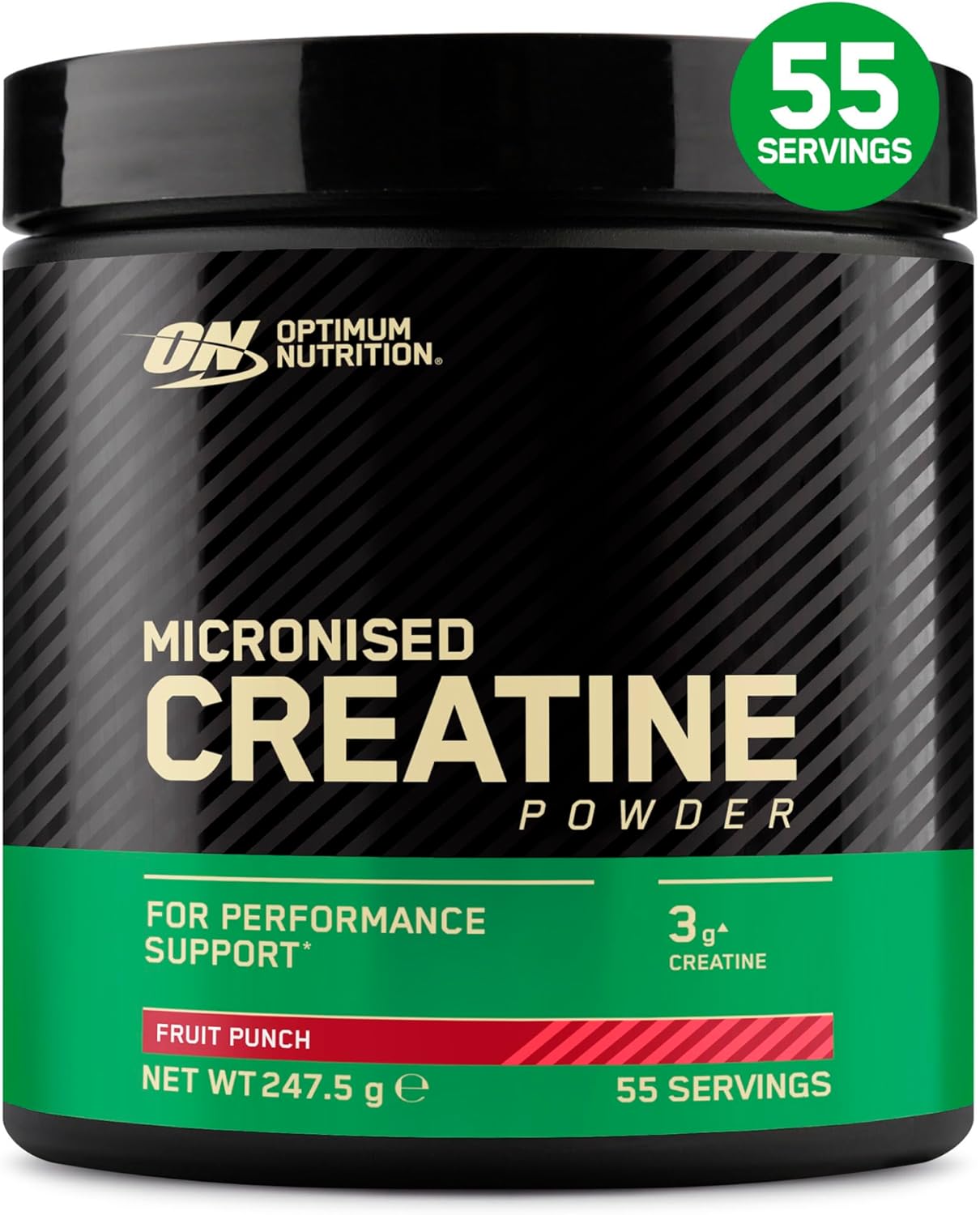 Optimum Nutrition - Micronised Creatine Monohydrate - 247.5g