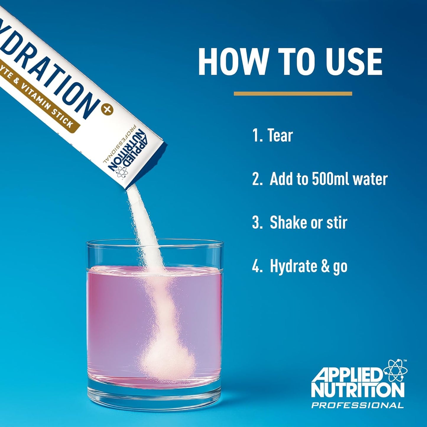 Applied Nutrition - Hydration Electrolyte & Vitamin Sticks