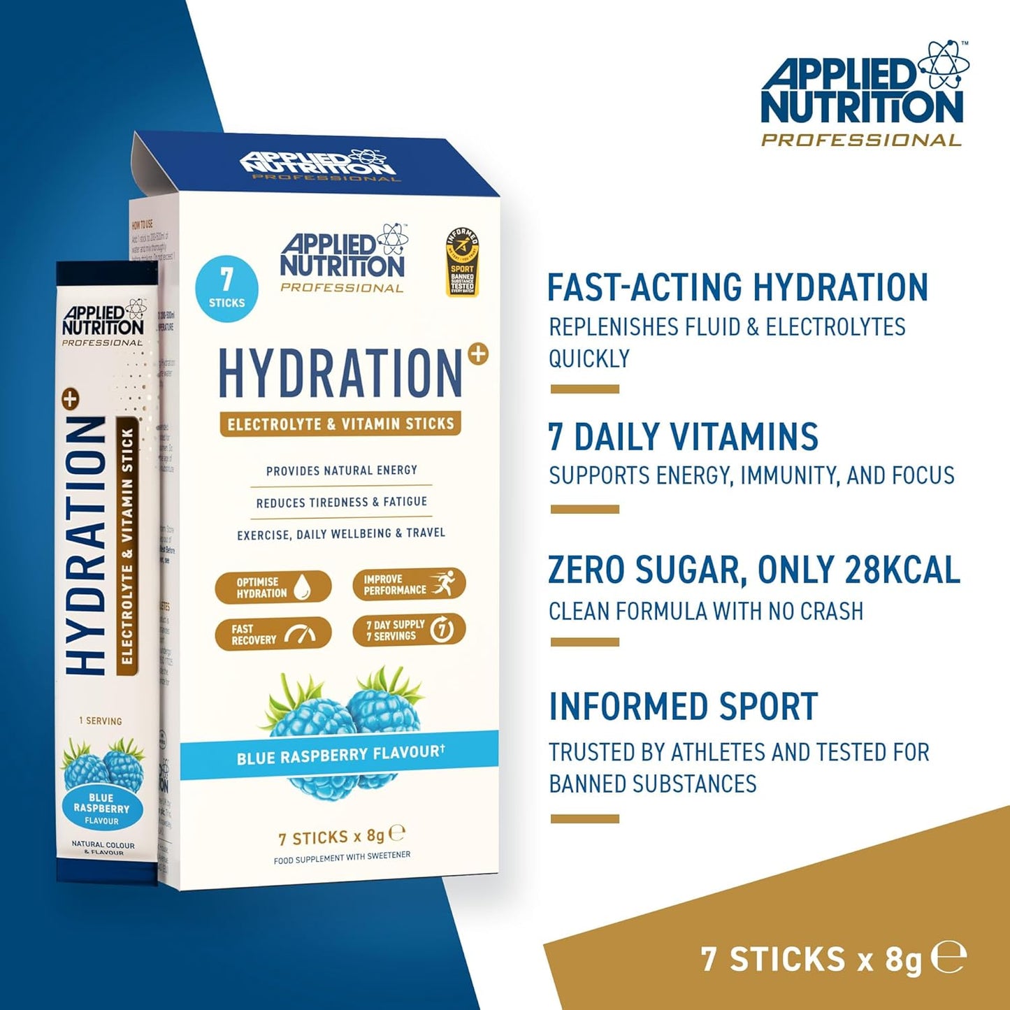 Applied Nutrition - Hydration Electrolyte & Vitamin Sticks