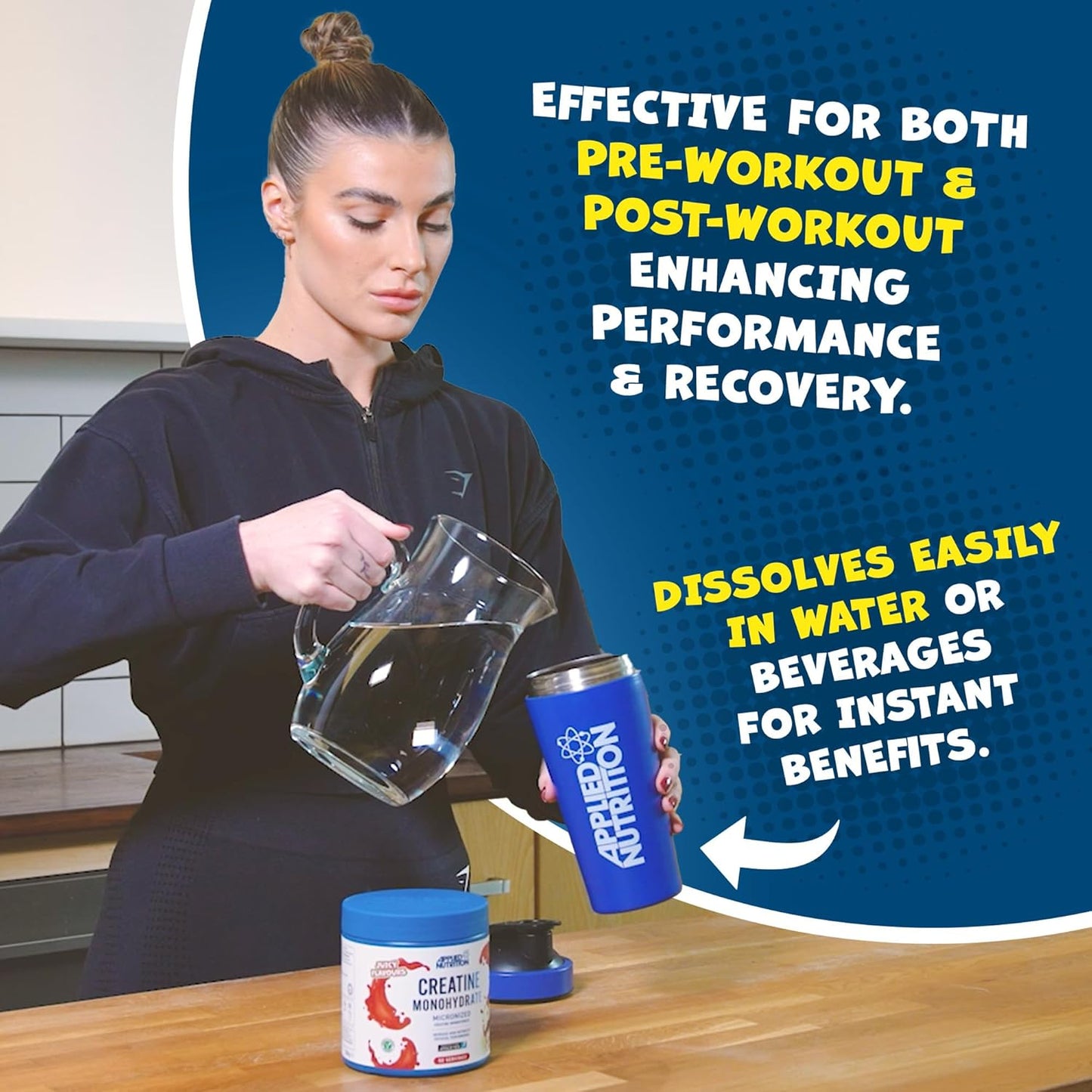 Applied Nutrition - Flavoured Micronised Creatine Monohydrate - 250g