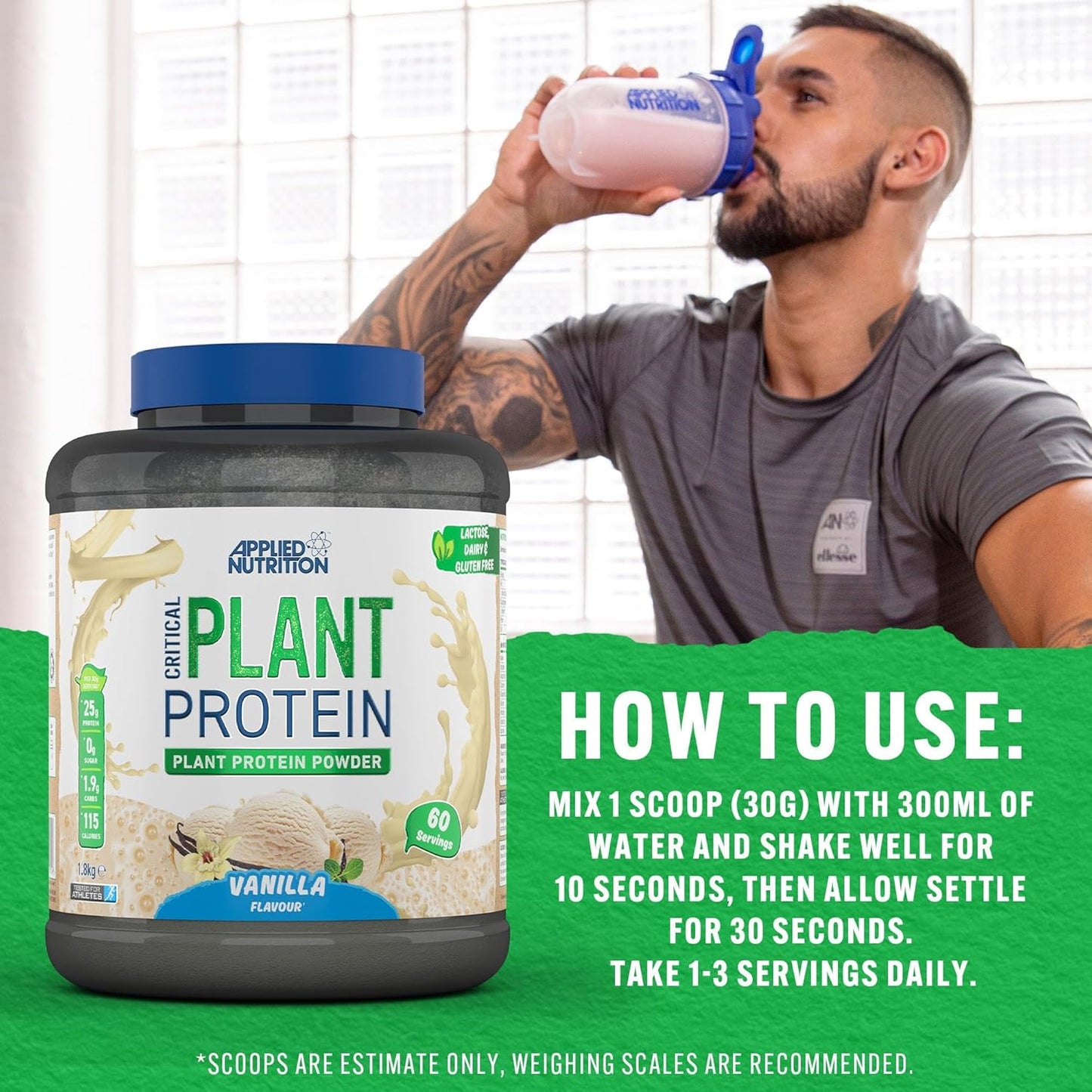 Applied Nutrition - Critical Plant Protein 1.8kg