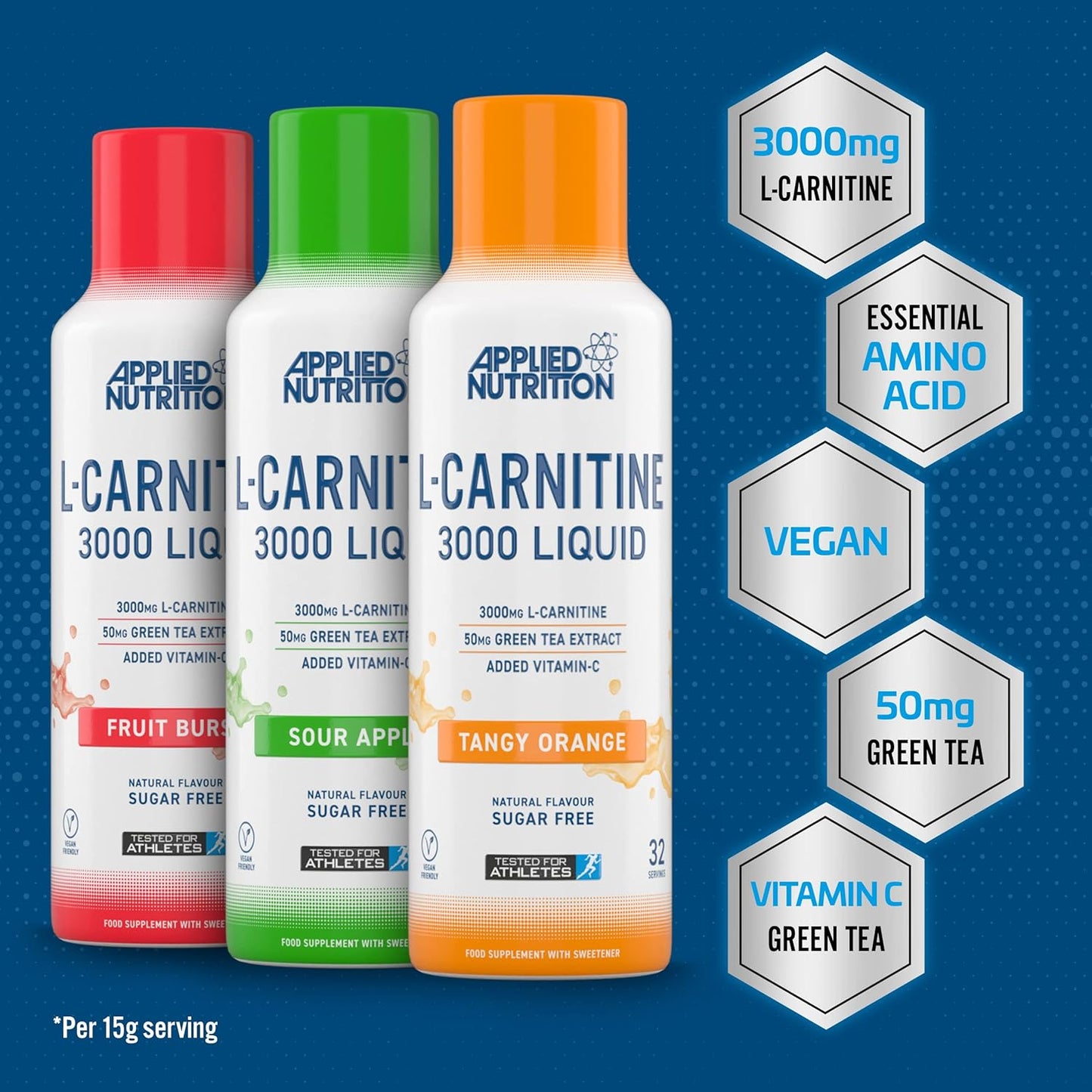 Applied Nutrition - L Carnitine 3000 Liquid - 480ml
