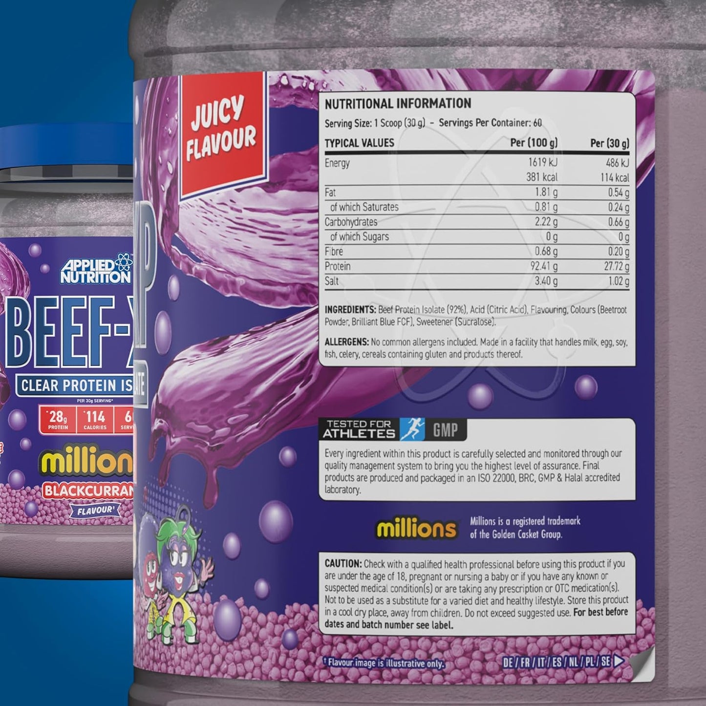 Applied Nutrition - Beef-XP - Clear Beef Protein Isolate 1.8kg
