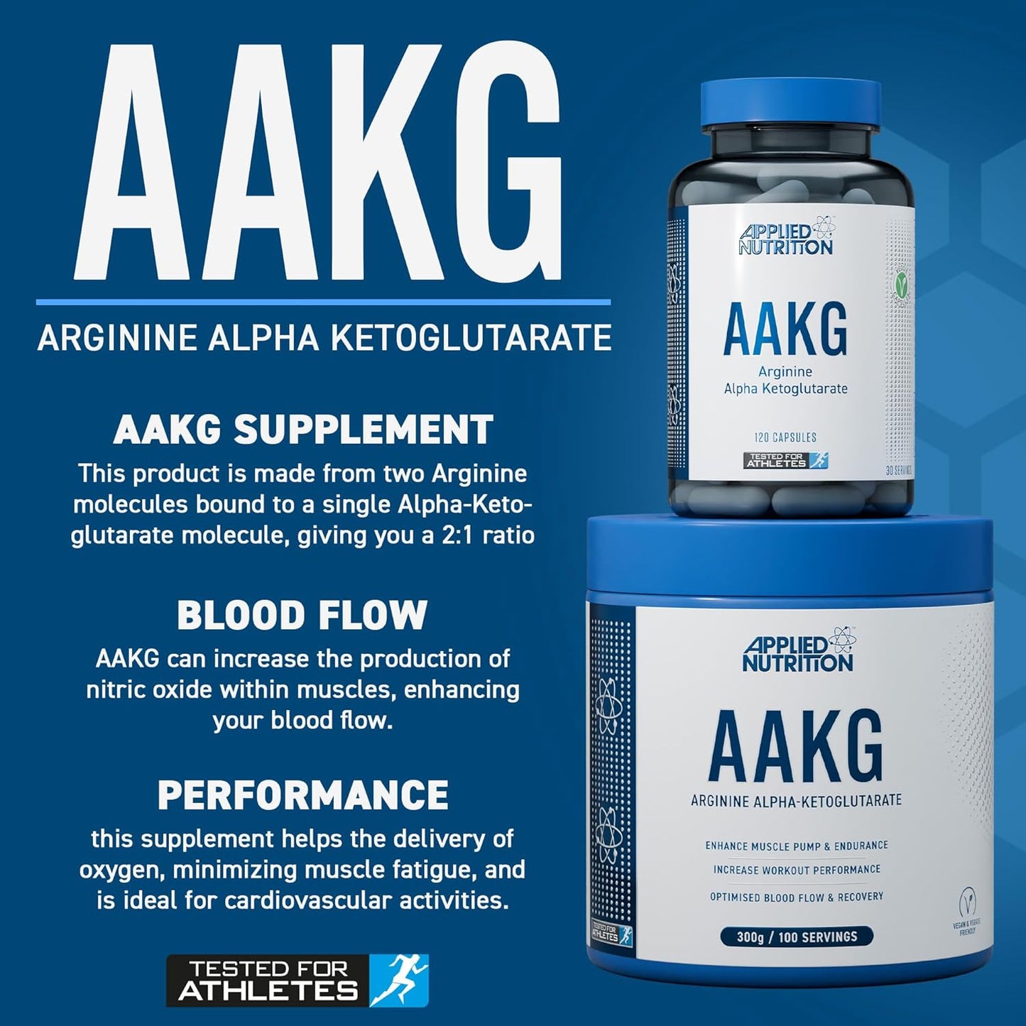 Applied Nutrition AAKG - L Arginine Alpha Ketoglutarate 800mg