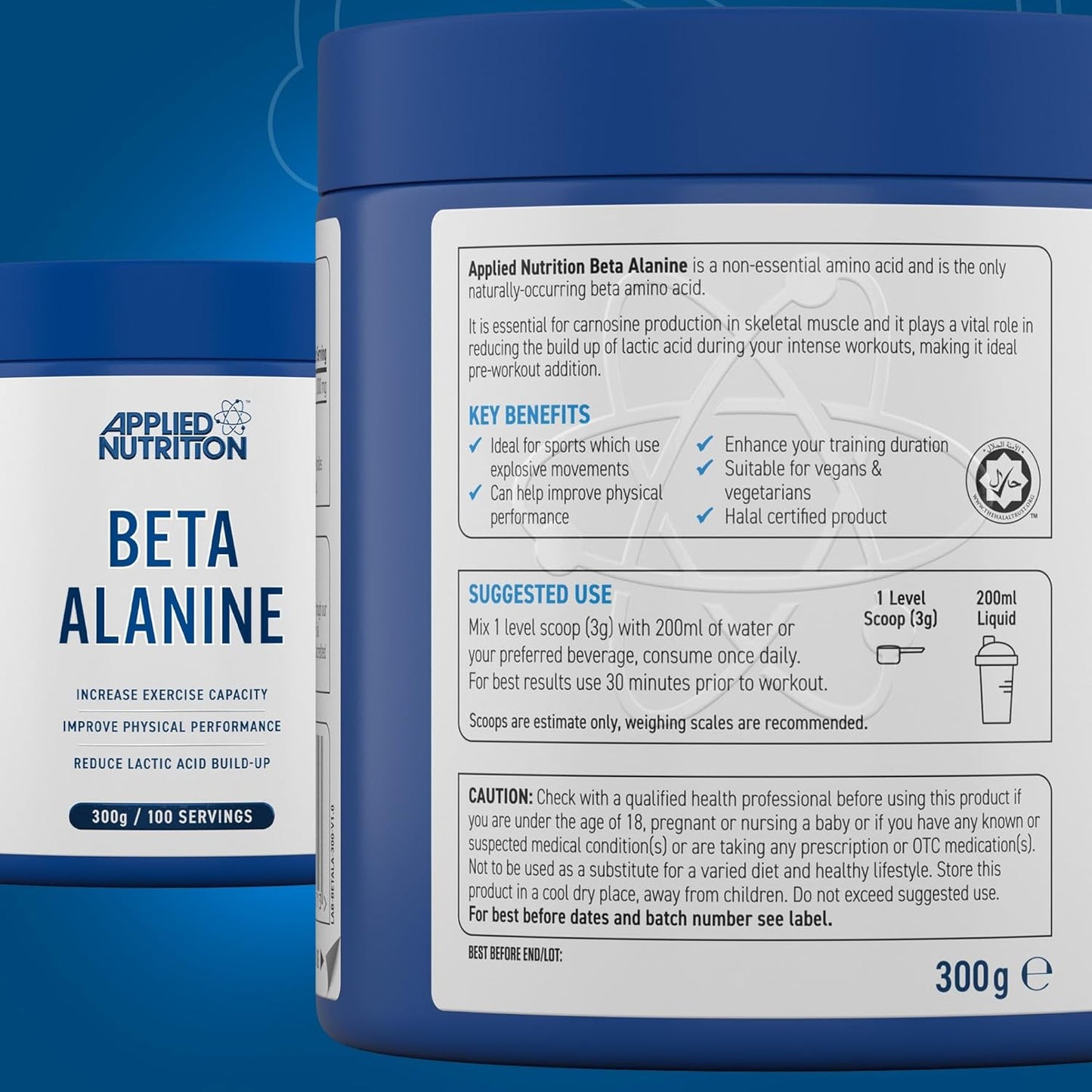 Applied Nutrition - Beta-Alanine Amino Acid 3000mg