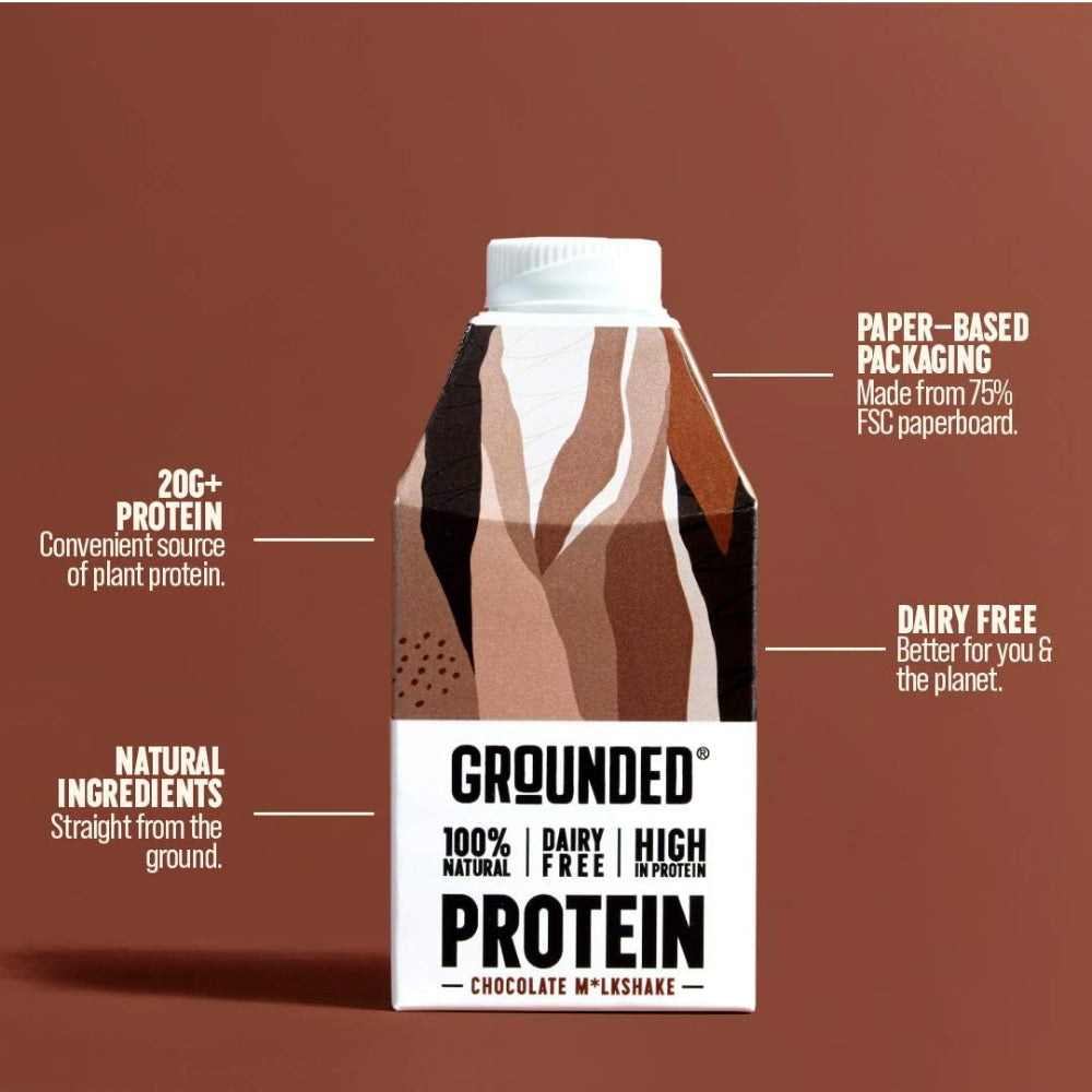 Grounded - Vegan Protein Shake Drink - 490ml