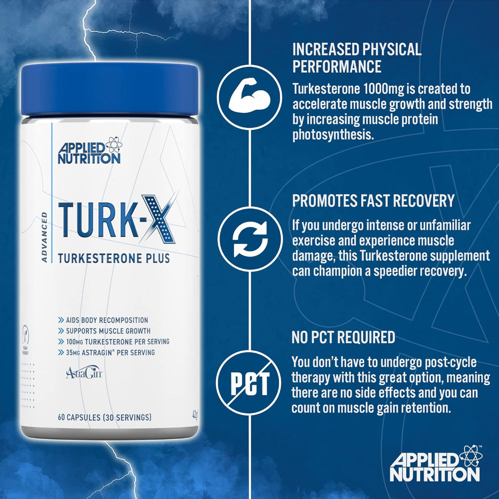 Applied Nutrition - Turk-X (Turkesterone) 60 Capsules