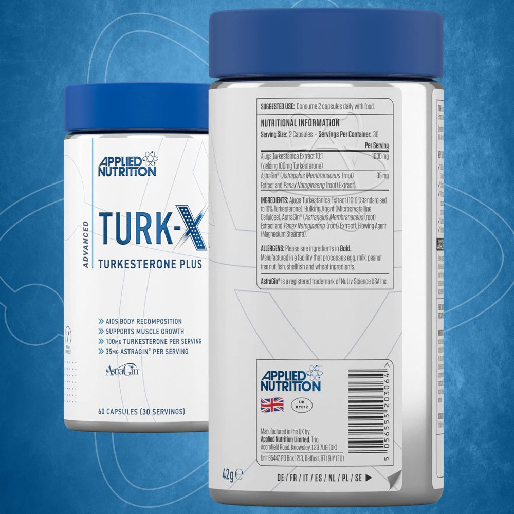 Applied Nutrition - Turk-X (Turkesterone) 60 Capsules