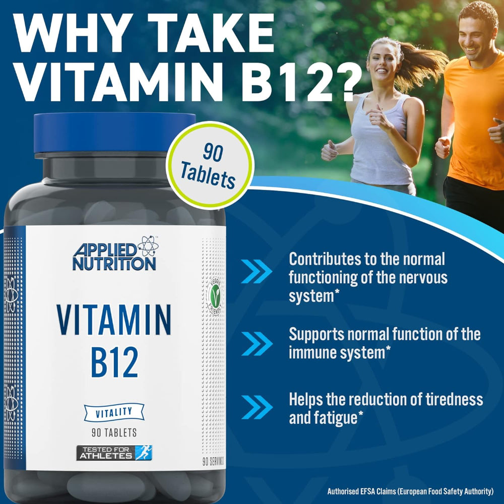 Applied Nutrition - Vitamin B12 - 90 Tablets