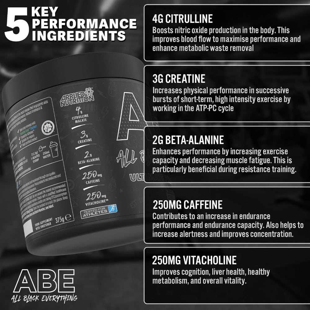 Applied Nutrition - ABE Ultimate Pre-Workout - 375g