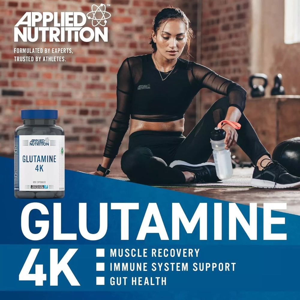 Applied Nutrition - Glutamine 4K - 120 Capsules
