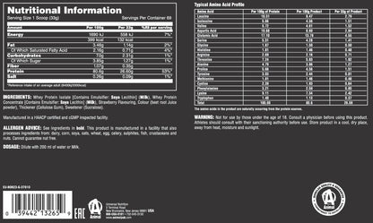 Animal - Whey Protein Isolate