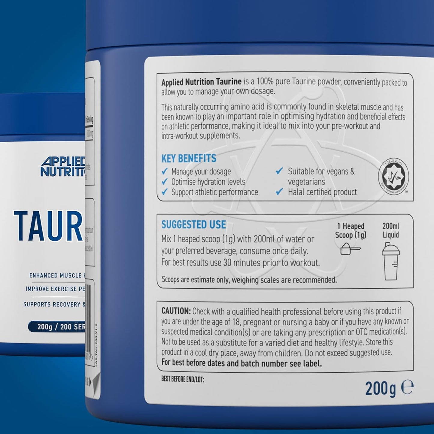 Applied Nutrition - Taurine - 200g