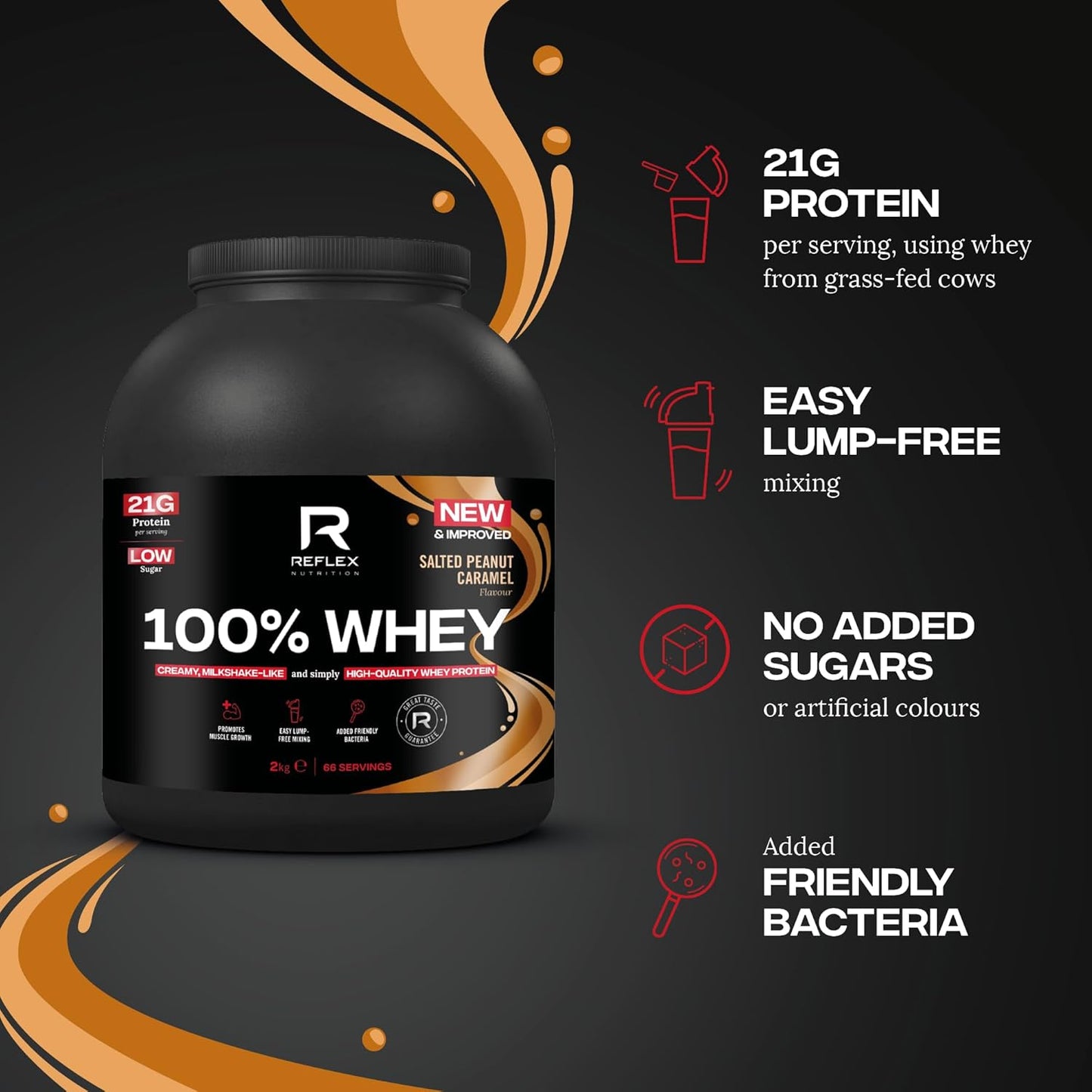 REFLEX NUTRITION 100% WHEY PROTEIN - 2kg