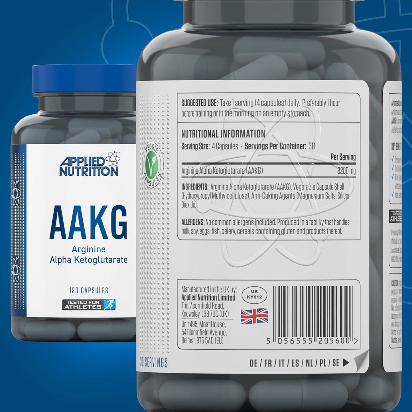 Applied Nutrition AAKG - L Arginine Alpha Ketoglutarate 800mg