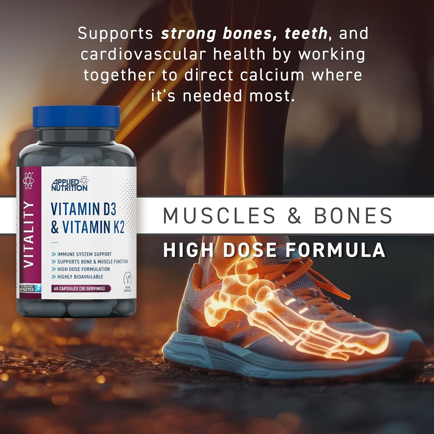 Applied Nutrition - Vitamin D3 & Vitamin K2