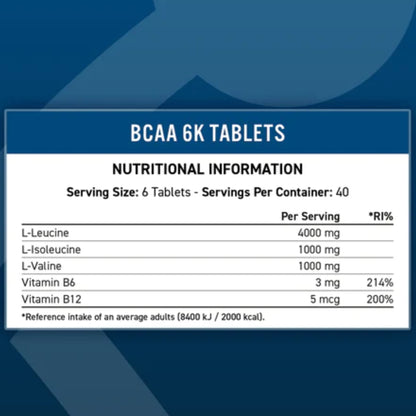 Applied Nutrition - BCAA 6K - Branched Chain Amino Acids - Tablets