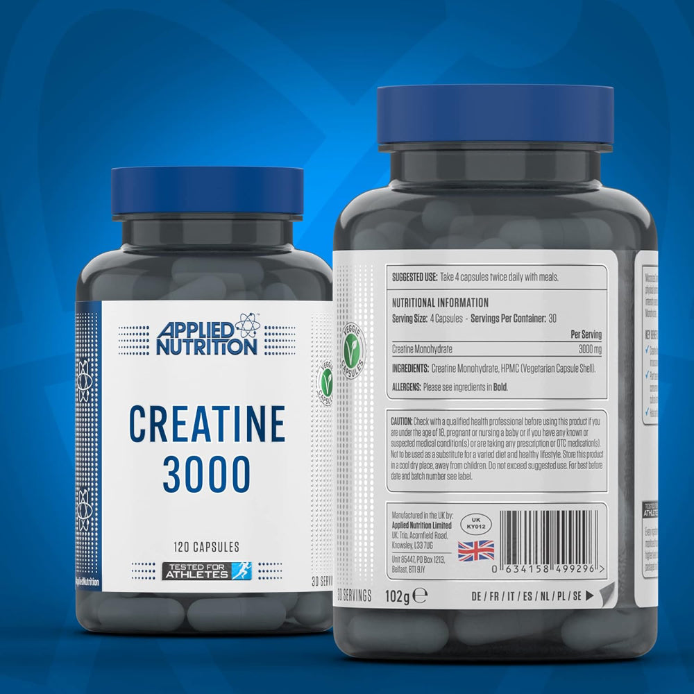 Applied Nutrition - Creatine 3000mg - 120 Capsules