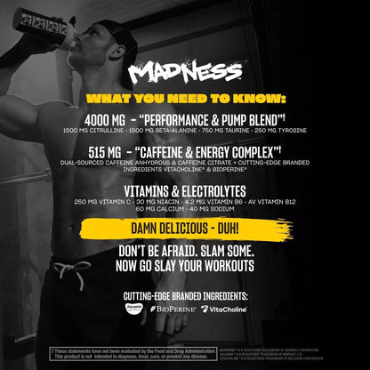 Mutant Madness - Pre-Workout Powder - Energy Pump